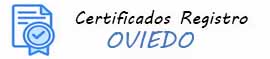 certificado registro Oviedo